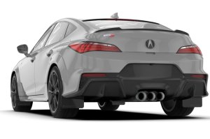 Acura Integra Mud Flap Kit - Rally Armor - UR Premium Urethane - Black/Red Logo - `23-`25 Acura Integra Mud Flap Kit - Rally Armor - UR Premium Urethane - Black/Red Logo - `23-`25